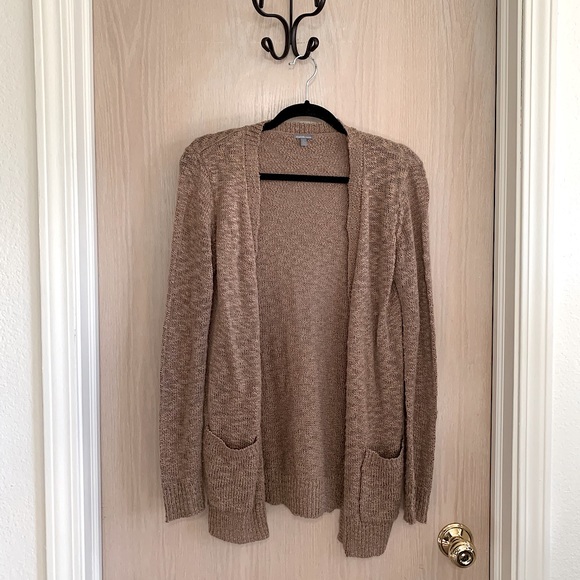 Warm Brown Pocketed Cardigan - Picture 1 of 3